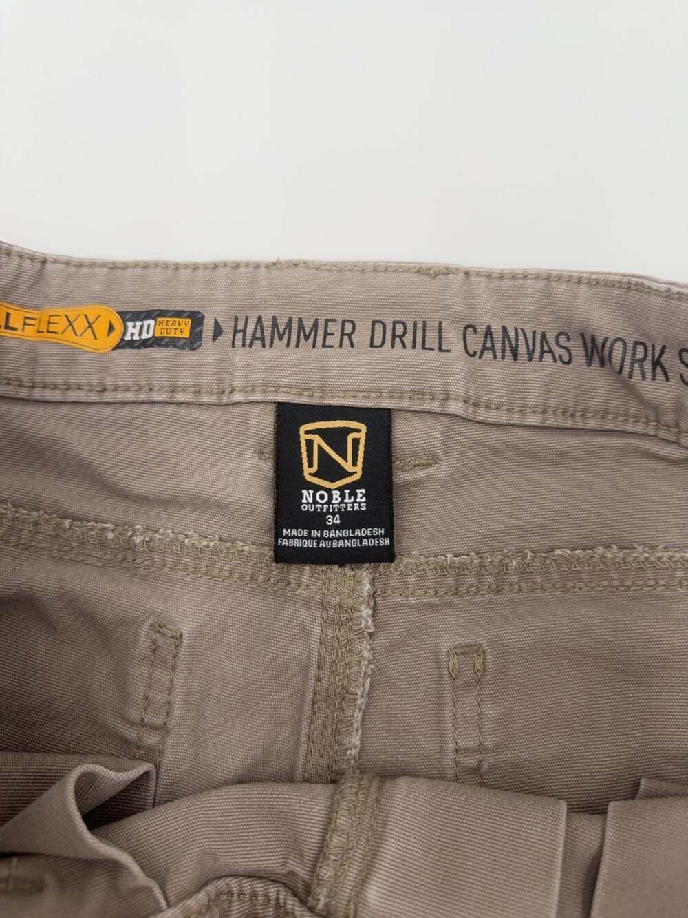 Noble Outfitters Hammer Drill Canvas Work Shorts with FullFlexx Technology - Picture 2 of 6